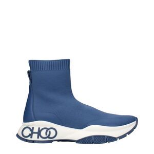 Jimmy Choo Blue Fabric Ankle Men's Boots